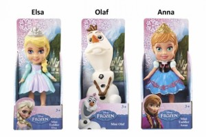 Panenka 3" Frozen - Disney Mini princezničky 
