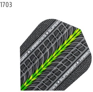 Letky na šipky Harrows Supergrip 1703 zelená 