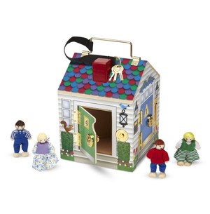 MELISSA & DOUG - VÝUKOVÁ HRAČKA - DOMEK SE ZVONKY