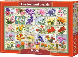 Puzzle 1000 - CASTORLAND Herbář květin