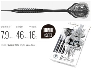 Šipky Harrows soft Black Arrow 16gR