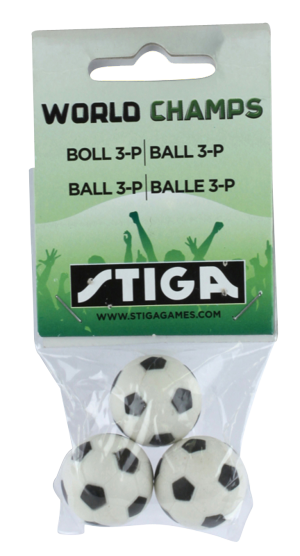 STIGA náhradní míčky fotbal - 3ks