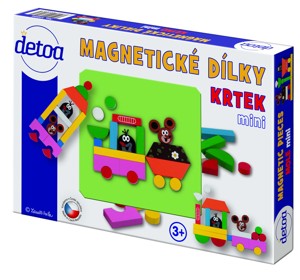 Magnetické dílky krtek MINI