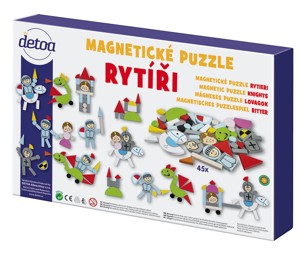 Magnetické puzzle Rytíři