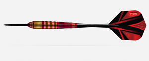 HARROWS ŠIPKY STEEL VIVID RED - 24G