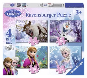 PUZZLE Ravensburger - Ledové království 4v1