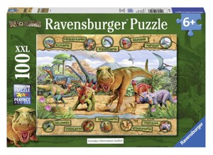 PUZZLE Ravensburger - Dinosauři 100 dílků DOPRODEJ