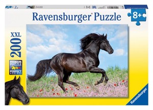 PUZZLE Ravensburger - Černý hřebec 200 dílků XXL