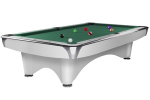 Kulečník pool DYNAMIC III 8ft (224x112) bílý lesk