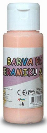 Barva na sklo a keramiku 60ml- oranžová světlá