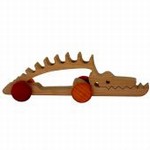 Dřevěné hračky - Krokodýl na pastelky