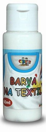 Barva na textil 60ml- bílá