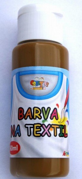 Barva na textil 60ml- okrová (ocher)