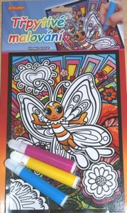 Výtvarné sady - Třpytivé malování - Motýl