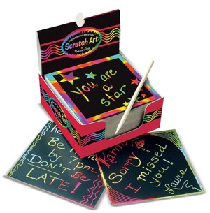 MELISSA & DOUG - ŠKRABACÍ OBRÁZKY V KOSTCE /125 KS