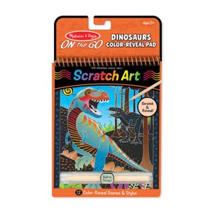 MELISSA & DOUG - ŠKRABACÍ OBRÁZKY DINO  