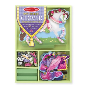 MELISSA & DOUG - DŘEVĚNÉ MAGNETICKÉ OBLÉKÁNÍ KONÍK