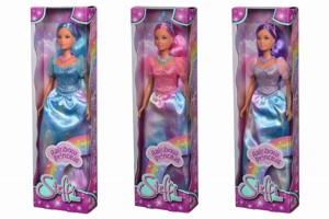 Simba Panenka Steffi Rainbow Princess, 3 druhy