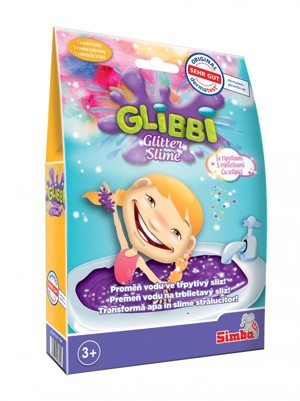 SIMBA Glibbi Glitter Slime sliz fialový třpytivý