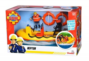 SIMBA Požárník Sam Člun Neptun s figurkou