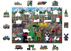 Dřevěné Puzzle Pařížské náměstí Berlín M 254 x 182