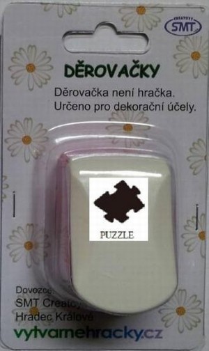 Děrovačky ozdobné - průměr 25mm - PUZZLE AKCE