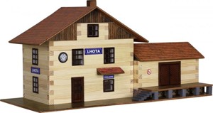 Walachia dřevěná stavebnice - Vlakové nádraží