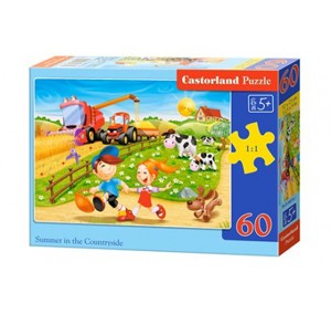 Puzzle CASTORLAND - 60 dílků - Léto na venkově