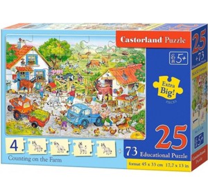 Puzzle CASTORLAND - ŽIVOT NA FARMĚ