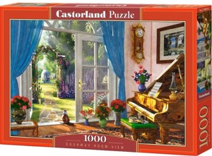 Puzzle 1000 - CASTORLAND Pohled do pokoje