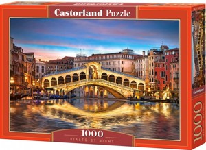 Puzzle 1000 - CASTORLAND Rialto most v Benátkách