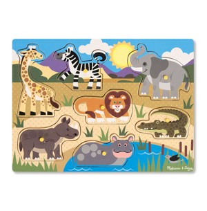 MELISSA & DOUG - DŘEVĚNÉ PUZZLE- SAFARI