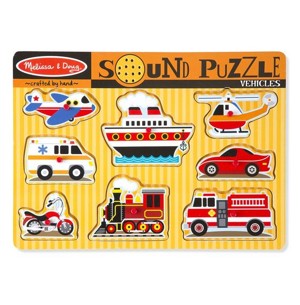 MELISSA & DOUG - DŘEVĚNÉ PUZZLE SE ZVUKY